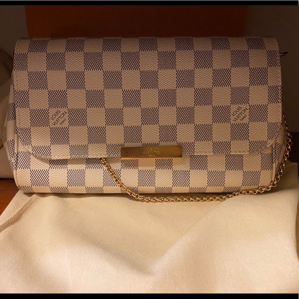 Favorite MM Damier Azure